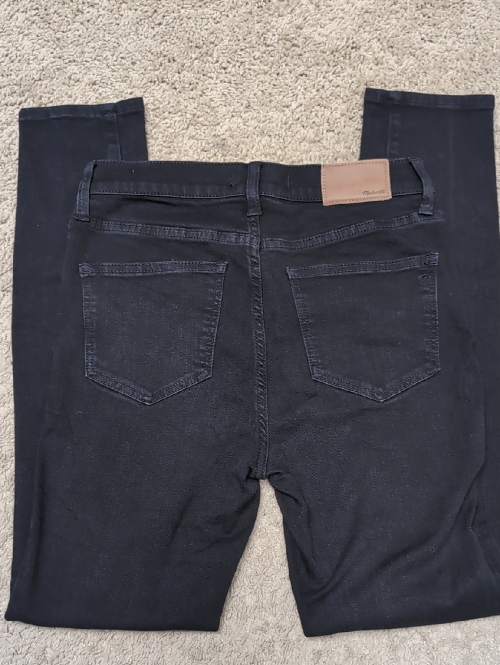 Madewell Women's Roadtripper Skinny Jeans Washed Black Sz  26